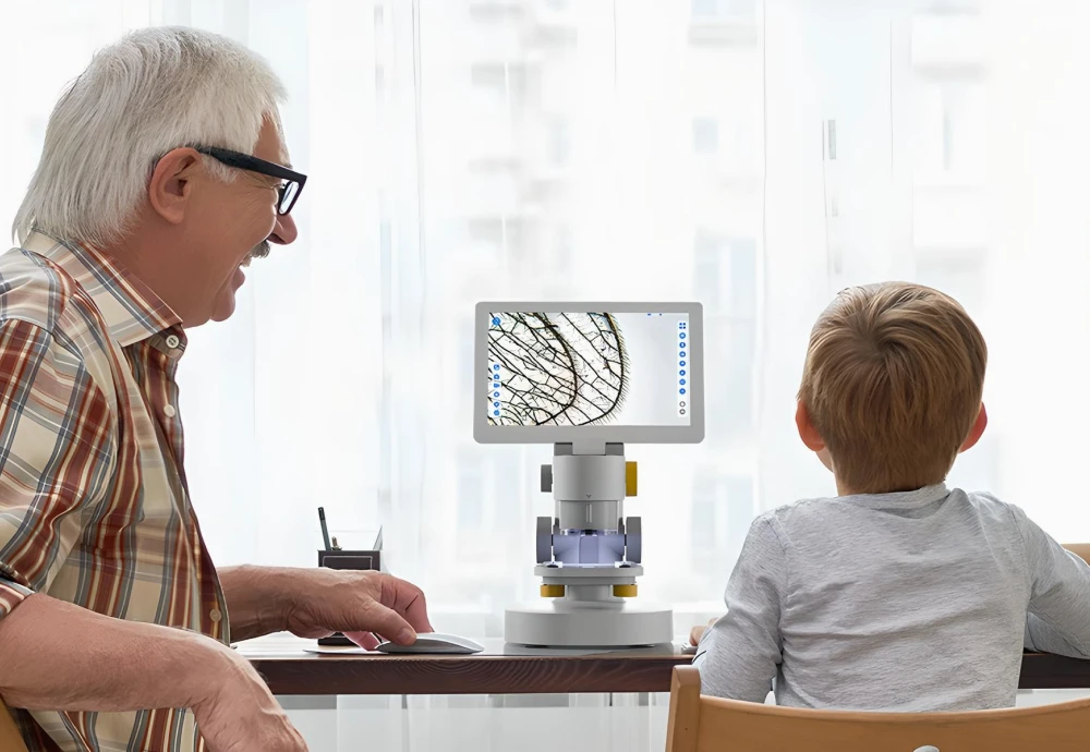 digital microscope with display