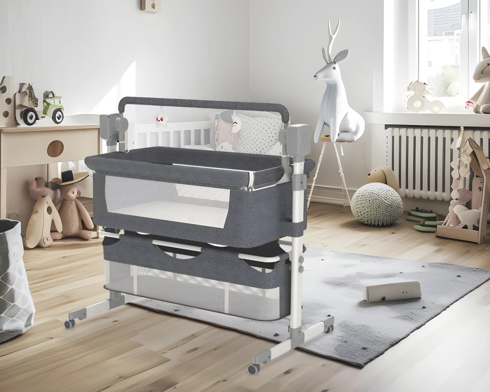 modern rocking bassinet