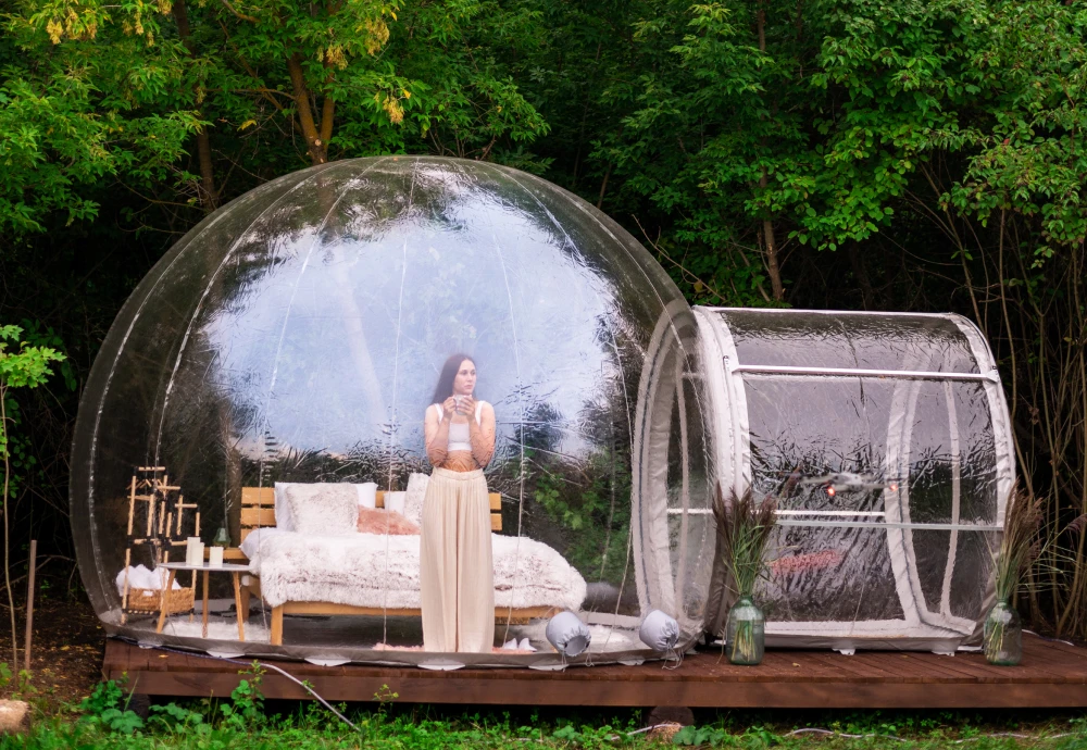 inflatable tent looks like bubble