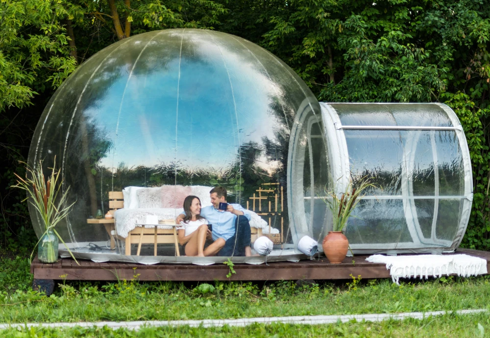 inflatable tent looks like bubble