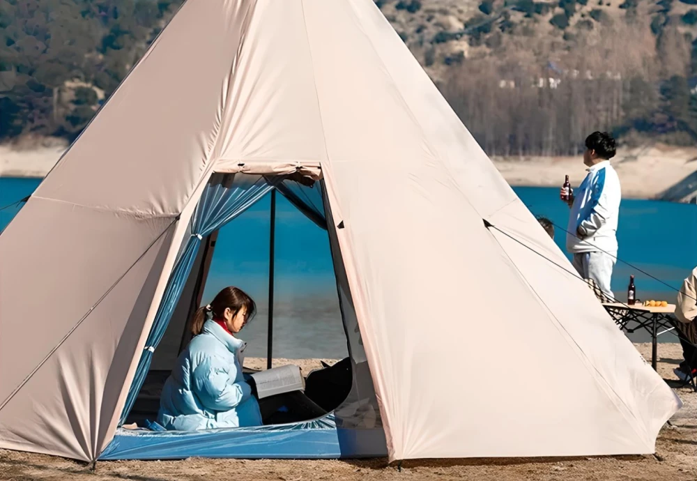 pyramid shaped tent