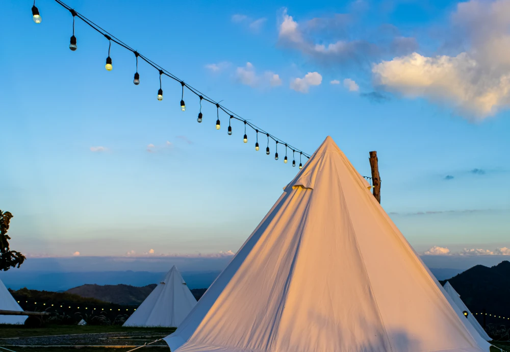 pyramid shaped tent