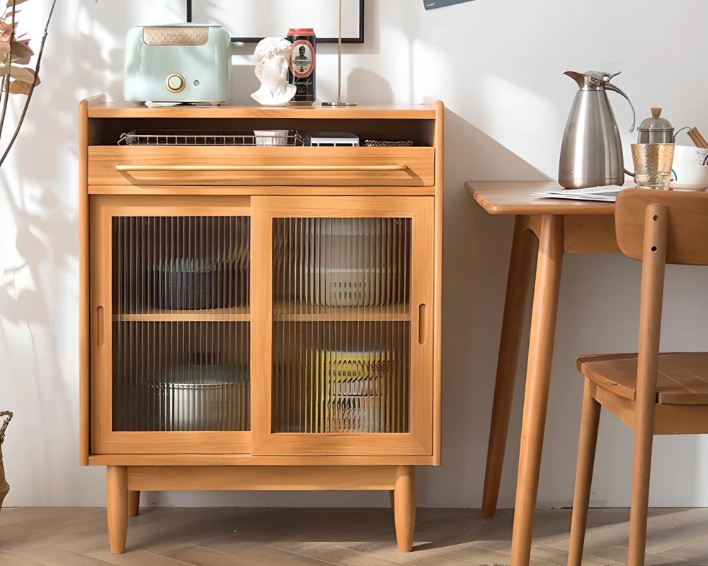 sideboard buffet with glass doors